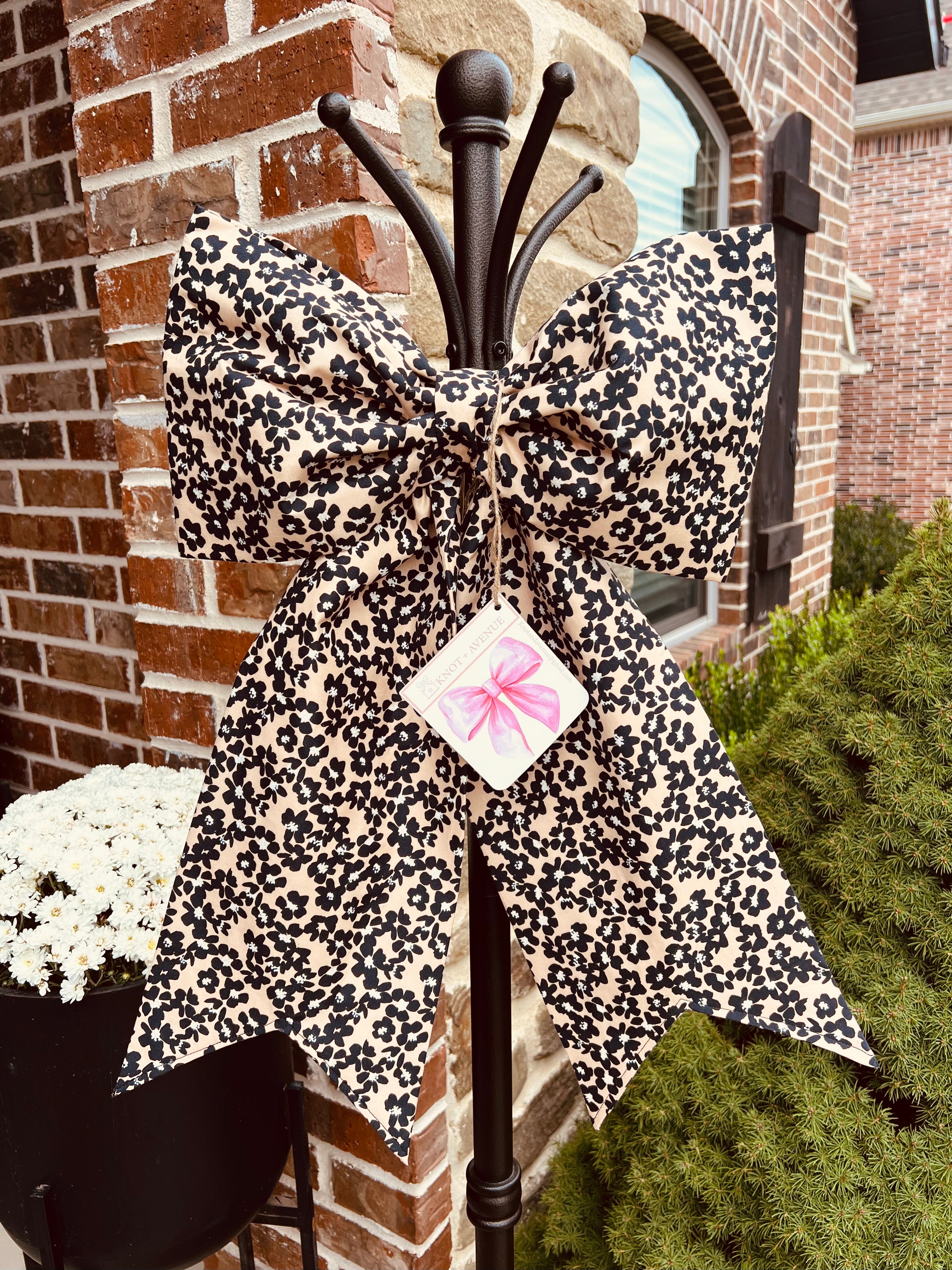 Brown & Black Floral